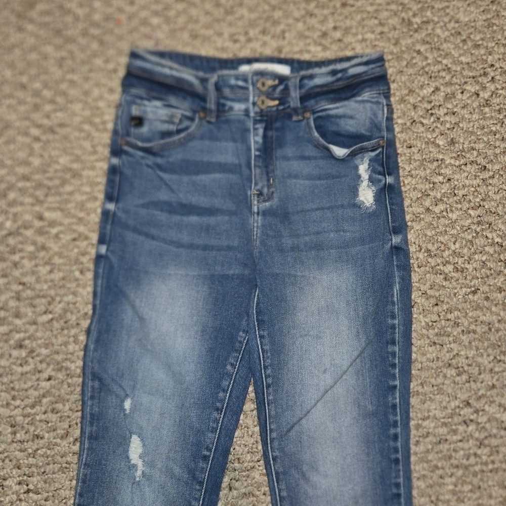Kancan Jeans Distressed Women's Size 7/27 - Picture 4 of 8